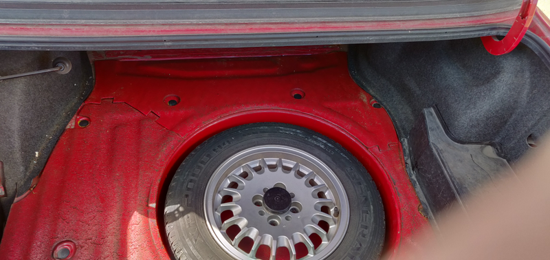 Checked the spare tire.